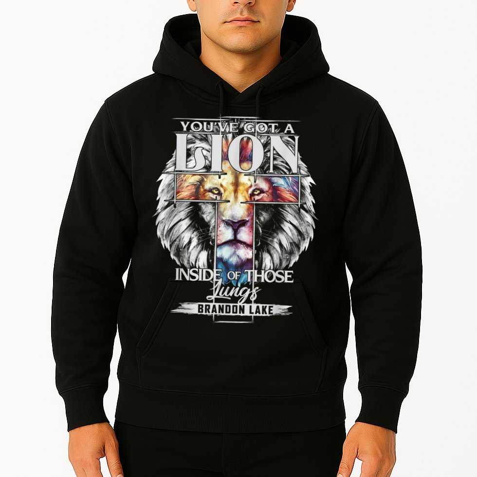 Let Your Lion Out Brandonlake Merch Praise Jesus Hoodie