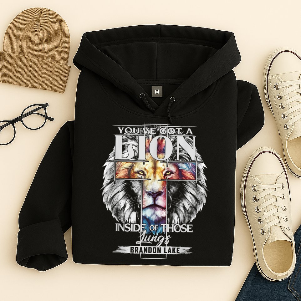Let Your Lion Out Brandonlake Merch Praise Jesus Hoodie
