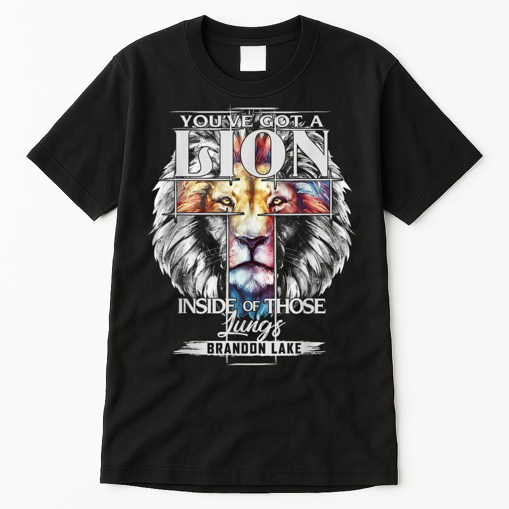Let Your Lion Out Brandonlake Merch Praise Jesus Tall T-Shirt