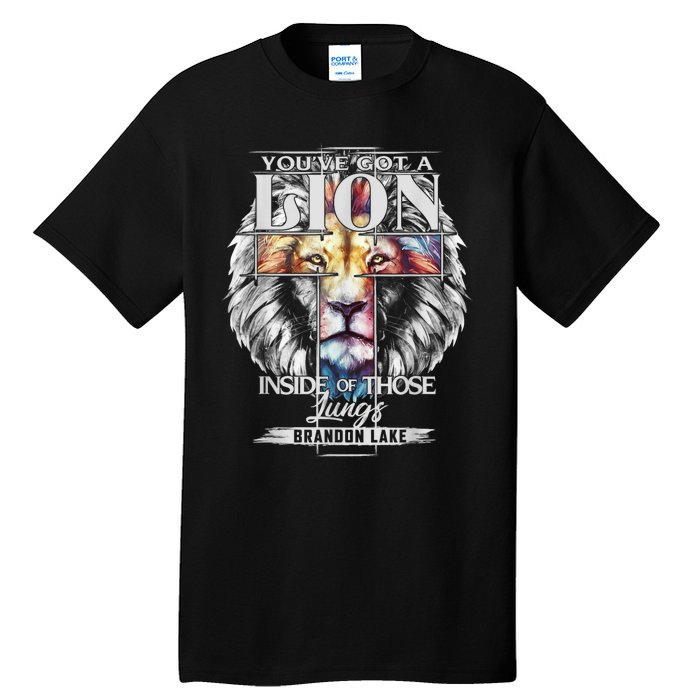 Let Your Lion Out Brandonlake Merch Praise Jesus Tall T-Shirt