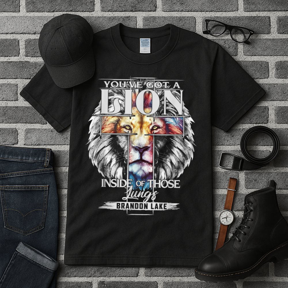 Let Your Lion Out Brandonlake Merch Praise Jesus Tall T-Shirt