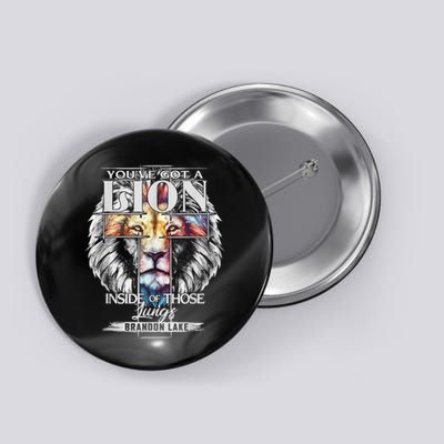 Let Your Lion Out Brandonlake Merch Praise Jesus Button