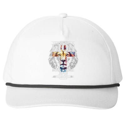 Let Your Lion Out Brandonlake Merch Praise Jesus Snapback Five-Panel Rope Hat