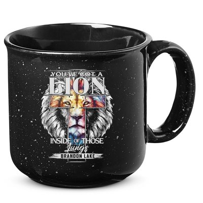 Let Your Lion Out Brandonlake Merch Praise Jesus 15oz Campfire Ceramic Mug