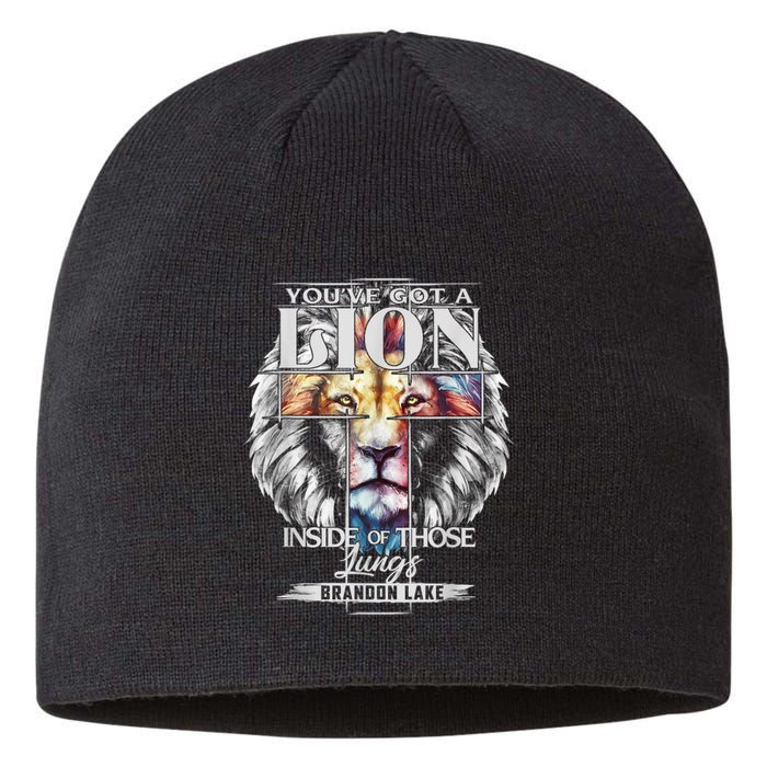 Let Your Lion Out Brandonlake Merch Praise Jesus Sustainable Beanie