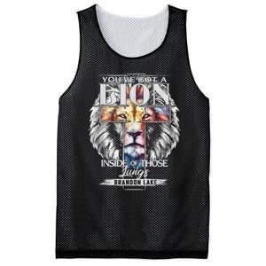 Let Your Lion Out Brandonlake Merch Praise Jesus Mesh Reversible Basketball Jersey Tank