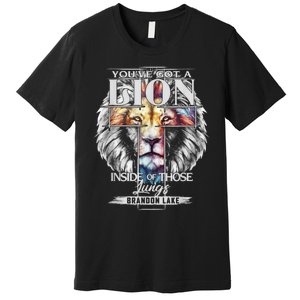 Let Your Lion Out Brandonlake Merch Praise Jesus Premium T-Shirt