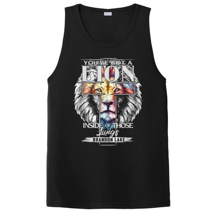 Let Your Lion Out Brandonlake Merch Praise Jesus PosiCharge Competitor Tank