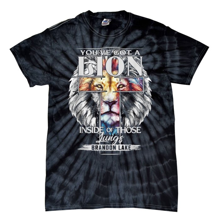 Let Your Lion Out Brandonlake Merch Praise Jesus Tie-Dye T-Shirt