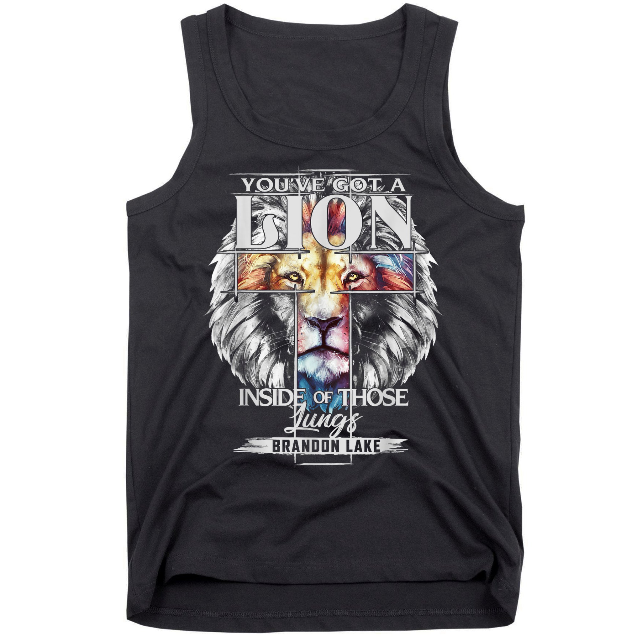 Let Your Lion Out Brandonlake Merch Praise Jesus Tank Top
