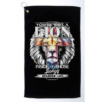 Let Your Lion Out Brandonlake Merch Praise Jesus Golf Towel