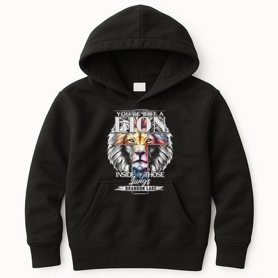 Let Your Lion Out Brandonlake Merch Praise Jesus Kids Hoodie