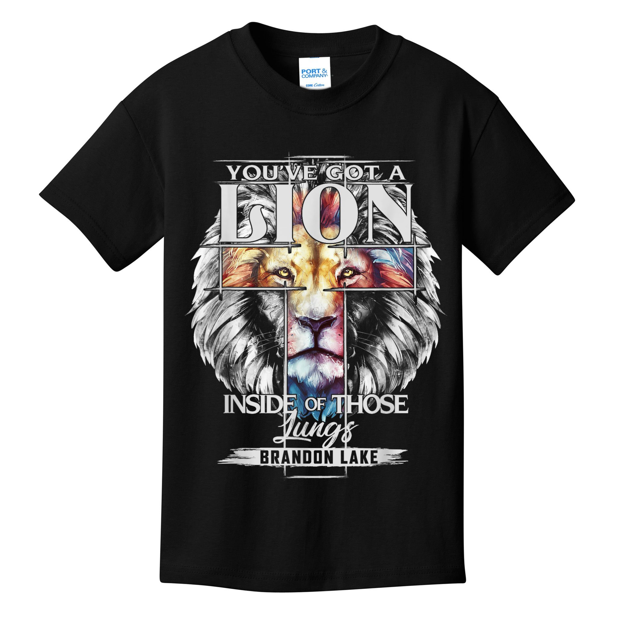 Let Your Lion Out Brandonlake Merch Praise Jesus Kids T-Shirt
