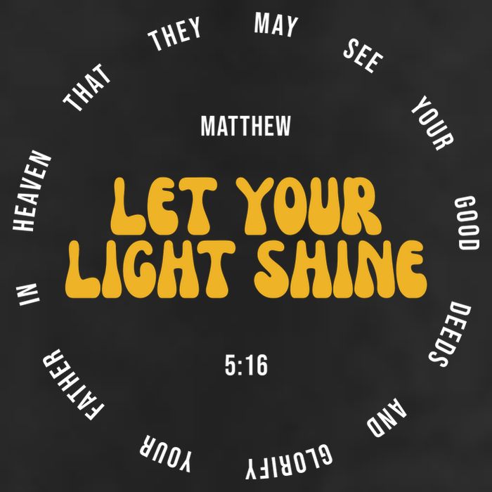 Let You Light Shine Matthew 5:16 Positive Bible Verse Trucker Hat