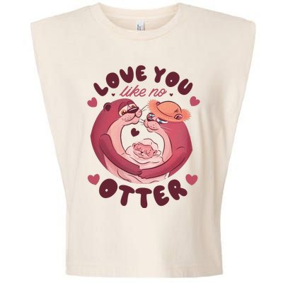 Love You Like No Otter Cute Garment-Dyed Women's Muscle Tee