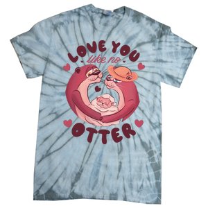 Love You Like No Otter Cute Tie-Dye T-Shirt