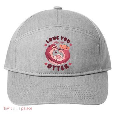 Love You Like No Otter Cute 7-Panel Snapback Hat