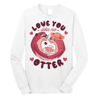 Love You Like No Otter Cute Long Sleeve Shirt