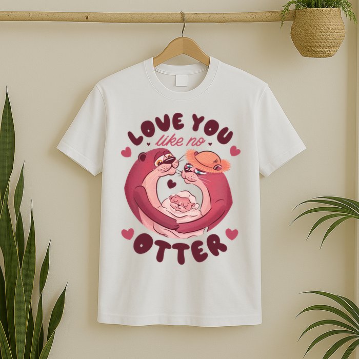 Love You Like No Otter Cute T-Shirt