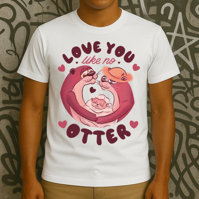 Love You Like No Otter Cute T-Shirt