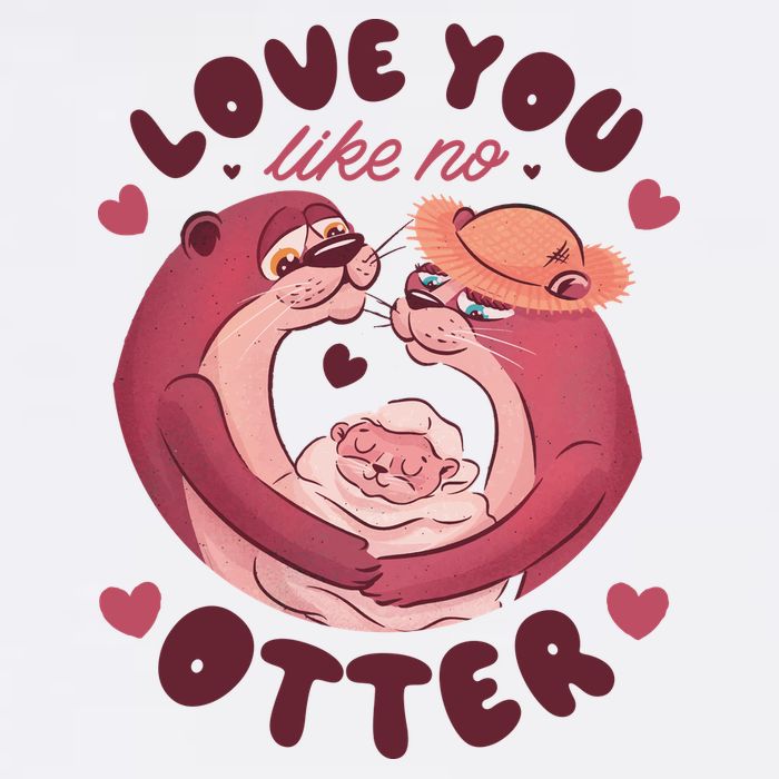 Love You Like No Otter Cute T-Shirt