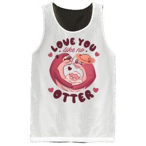 Love You Like No Otter Cute Mesh Reversible Basketball Jersey Tank