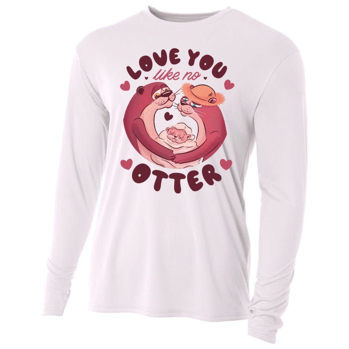 Love You Like No Otter Cute Cooling Performance Long Sleeve Crew