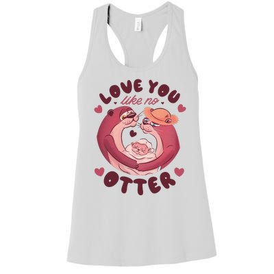 Love You Like No Otter Cute Women's Racerback Tank