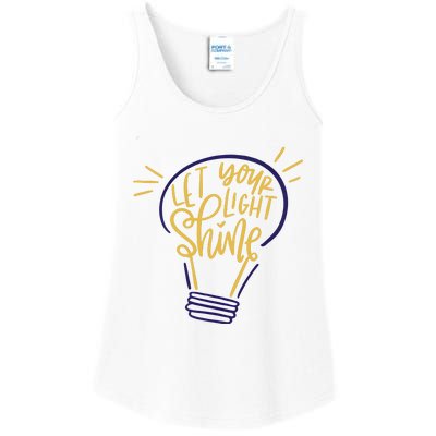 Let Your Light Shine Ladies Essential Tank