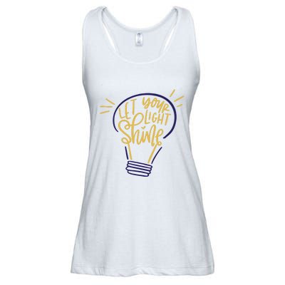 Let Your Light Shine Ladies Essential Flowy Tank