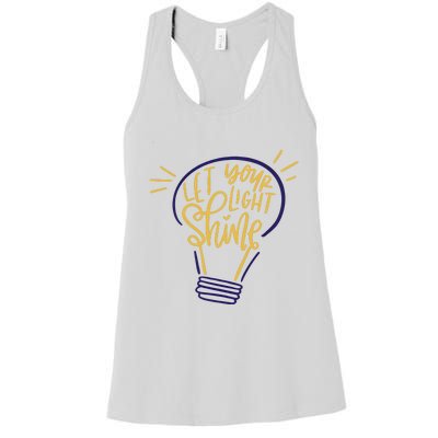 Let Your Light Shine Women's Racerback Tank