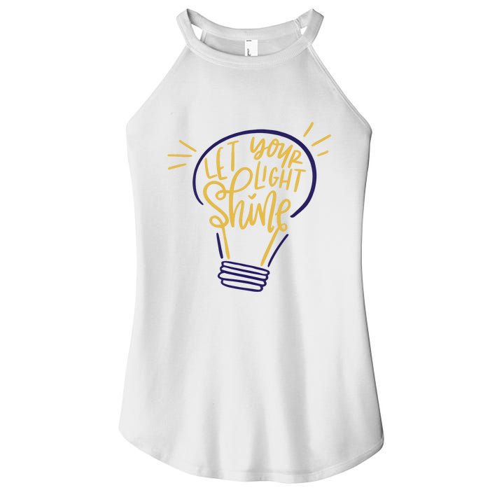 Let Your Light Shine Women’s Perfect Tri Rocker Tank