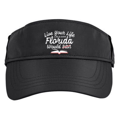 Live Your Life Like A Book Florida Would Ban LGBTQ+ Pride Adult Drive Performance Visor