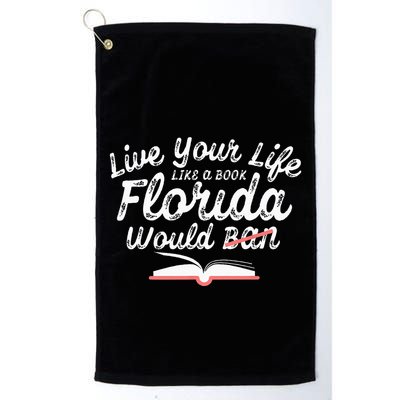 Live Your Life Like A Book Florida Would Ban LGBTQ+ Pride Golf Towel