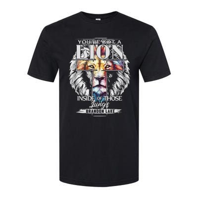 Let Your Lion Out B.R.A.N.D.O.N Lake Merch Praise Jesus Softstyle CVC T-Shirt