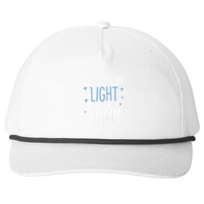 Let Your Light Shine Christian Religious Gifts Snapback Five-Panel Rope Hat