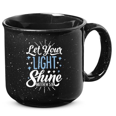 Let Your Light Shine Christian Religious Gifts 15oz Campfire Ceramic Mug