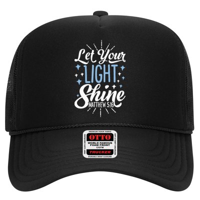 Let Your Light Shine Christian Religious Gifts Trucker Hat