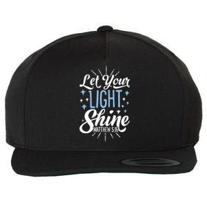 Let Your Light Shine Christian Religious Gifts Wool Snapback Cap