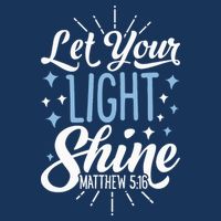 Let Your Light Shine Christian Religious Gifts 7 Panel Mesh Trucker Snapback Hat