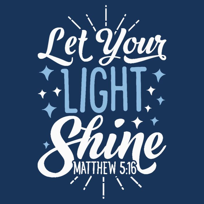Let Your Light Shine Christian Religious Gifts 7 Panel Mesh Trucker Snapback Hat