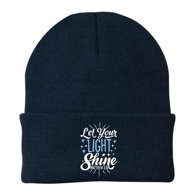 Let Your Light Shine Christian Religious Gifts Knit Cap Winter Beanie