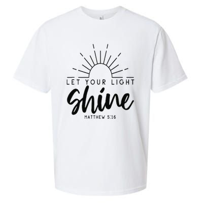 Let your light shine Jesus Christian Lover Sueded Cloud Jersey T-Shirt