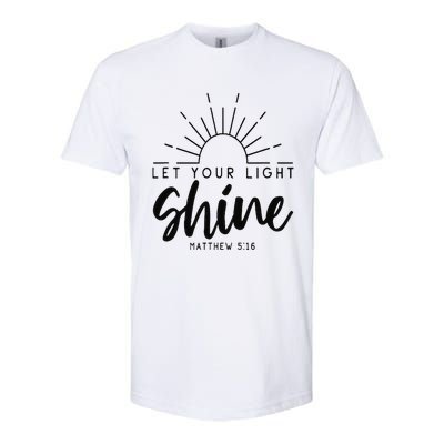 Let your light shine Jesus Christian Lover Softstyle® CVC T-Shirt