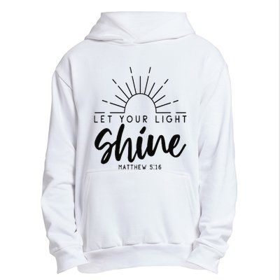 Let your light shine Jesus Christian Lover Urban Pullover Hoodie