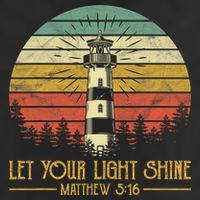 Let Your Light Shine Christian Believer Religious Lighthouse Cool Comfort Performance Bucket Hat