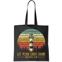 Let Your Light Shine Christian Believer Religious Lighthouse Bag