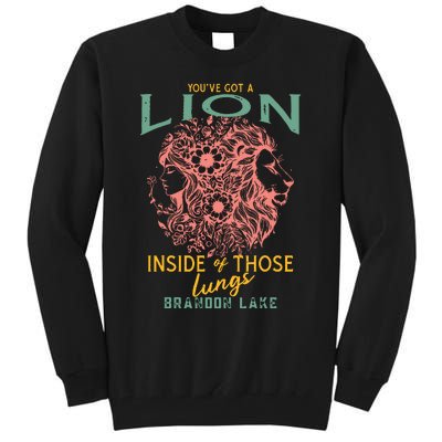 Let Your Lion Out Merch Praise Jesus Tall Sweatshirt