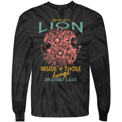 Let Your Lion Out Merch Praise Jesus Tie-Dye Long Sleeve Shirt