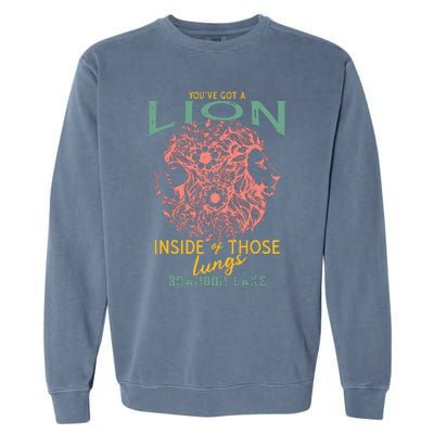 Let Your Lion Out Merch Praise Jesus Garment-Dyed Sweatshirt